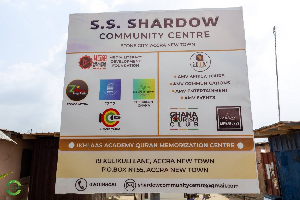 The S.S. Shardow Community Centre has been inaugurated in Accra