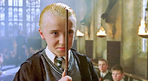 Draco Malfoy was Potter’s privileged teen nemesis in the successful book series