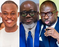 L-R: Agyei Lenin, Raymond Archer and Nana Agyei Baffour Awuah