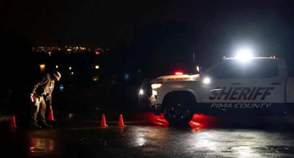 Armed police teams have been seen coming in and going from the area