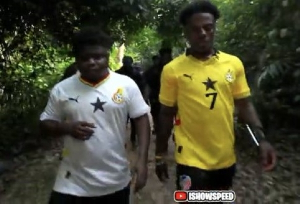 Wode Maya and IShowSpeed during the livestream