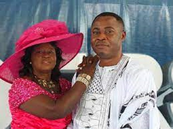 An old photo of the late Rev Boakye and his wife