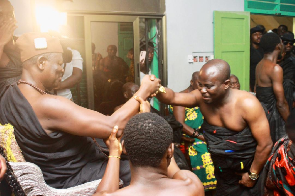 While conferring the Obrempong title on him, the Overlord praised Baafuor Yeboah