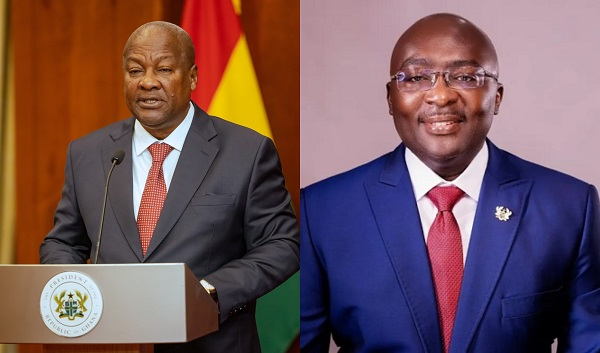 President John Dramani Mahama and Dr Mahamudu Bawumia