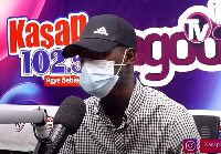 The victim recounting his ordeal on Kasapa FM