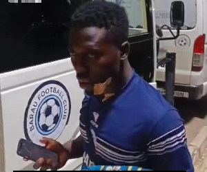 Nana Kwame Abraham was attacked by angry fans during a game