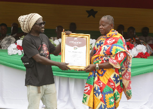 Osagyefo has been honoured with a Humanitarian Award
