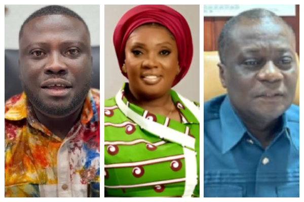 Dr Frank Amoakohene (L), Rita Awatey and Joseph Nelson