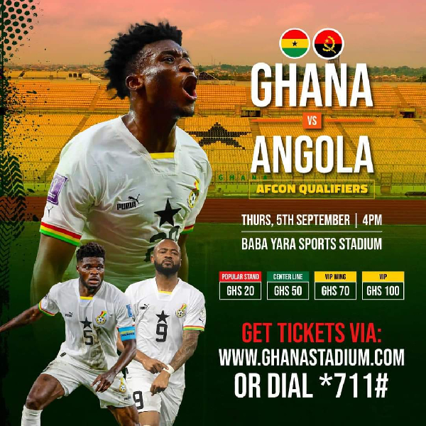 The ticket prices start from GH₵20