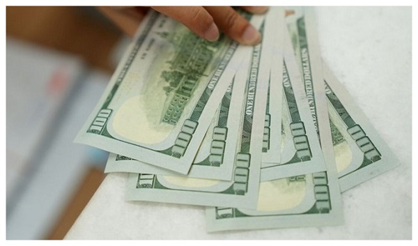 File photo of US dollar notes