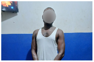 A photo of the suspect