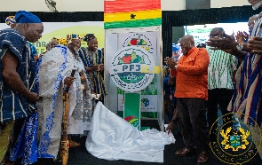 President Akufo-Addo during the launch of the phase 2 of PFJ