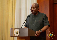 John Dramani Mahama is the President of Ghana