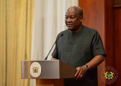 John Dramani Mahama is Ghana's President