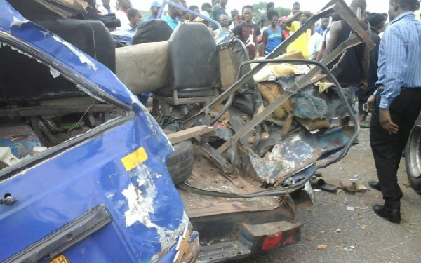 The accident which occurred in the Ashanti Region has left eleven others injured [File photo]