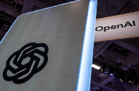 OpenAI logo displayed at Moscone Center during Dreamforce 2026 in San Francisco