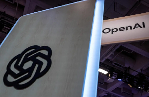 OpenAI logo displayed at Moscone Center during Dreamforce 2026 in San Francisco