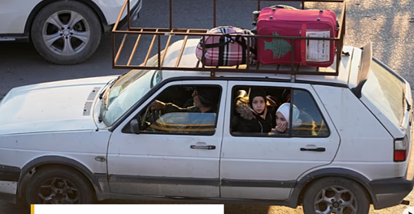 Dozens of families have been forced to seek shelter in Beirut