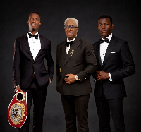 L-R: Faisal Abubakari, Dave Bishop and Majid Yakubu