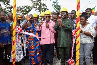 George Mireku Duker joins traditional authorities to commission the project