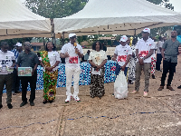 Osabarima Ansah Sasraku III launched the Mount Sinai SHS Anti-Drug Club.