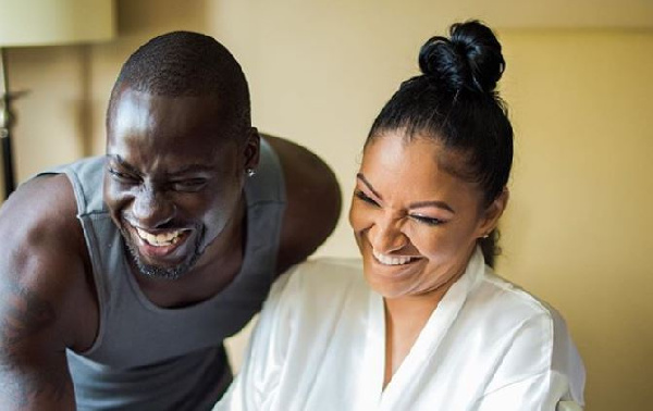 Chris Attoh and his second wife Bettie Jennifer