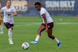 Helen Alormenu scored a quick brace for Texas State University