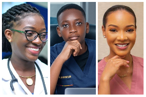 Dr Erica Ntiamoah Mensa, Dr Kwaku Boakye Gyamfi and Dr Vanessa Mensah-Kabu