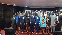 Key stakeholders from Ghana's insurance sector at the launch