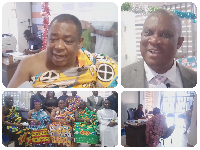 Collaged images of the board chairman, the CEO and other stakeholders