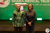 Obuobia Darko-Opoku and Kwabena Mintah Akandoh in a beautiful pose