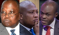 Daniel Yao Domelevo, Samuel Okudzeto Ablakwa and Martin Kpebu