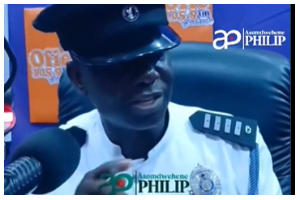 Chief Insp Frempong Ferguson Ayeh is Station Officer at the Akyem Oda  Police Division