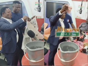 The spiritualist, identified as Akwaada Nyame converted paper to money