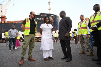 The delegation was received at the Port of Tema by the Director of Port, Mr Tebon Zumah, and GPHA ma