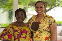 The photo of the two women smiling was shared by Adwoa Safo on Facebook