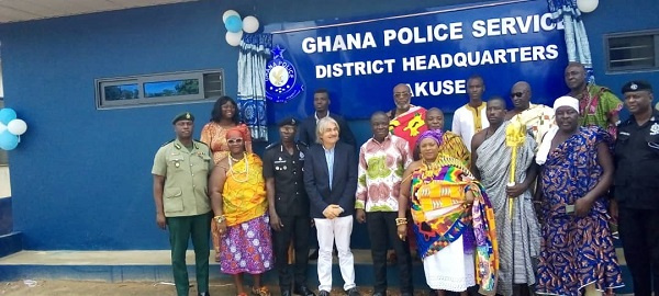 The construction was at the request of the Ghana Police Service