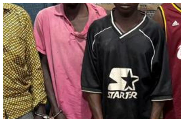 9 arrested, service weapons recovered