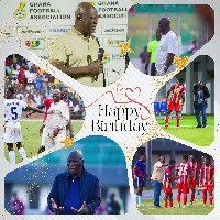 Hearts of Oak celebrate their manager on his birthday