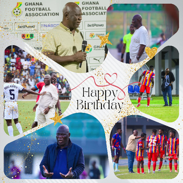 Hearts of Oak celebrate their manager on his birthday