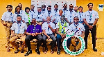 Representatives of the Ghana Scout Association