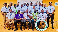 Representatives of the Ghana Scout Association