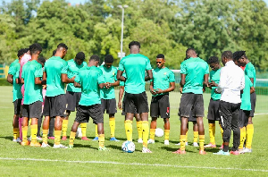 Ghana’s national U-19 boys’ team has arrived in Switzerland for two friendly matches