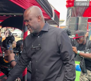 Ibrahim Mahama captured exchanging pleasantries at Beverly Afaglo's funeral Ibrahim Mahama captured exchanging pleasantries at Beverly Afaglo's funeral