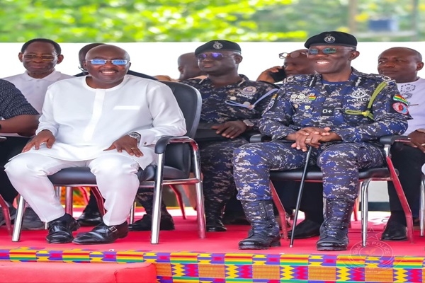 Vice President Dr. Mahamudu Bawumia with IGP