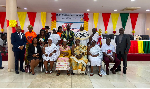 Some participants the 2026 World Hepatitis Day celebration pose for a photo