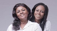 Yvonne Nelson with her mother