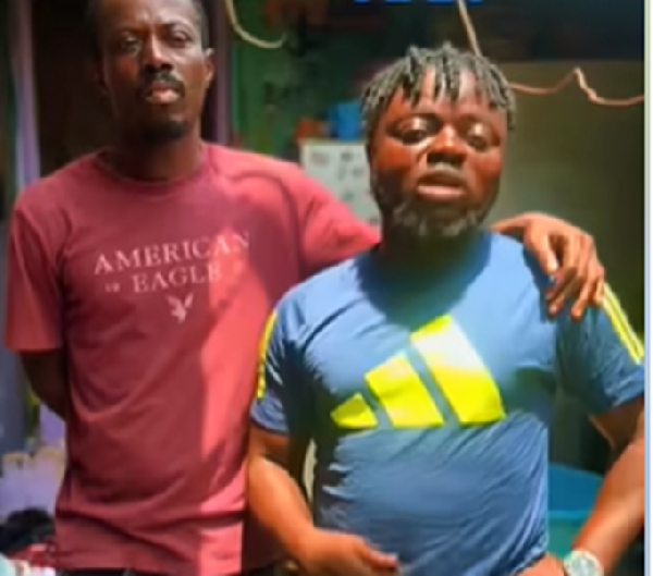 L-R: Francis Coffie and Joseph Tagoe