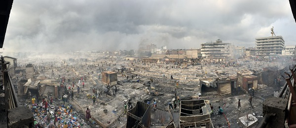 Kantamanto Market was ravaged by fire on January 2, 2025
