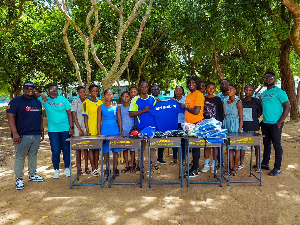 Aidenteh Foundation has made a significant donation to Mepe Ladies Football Club